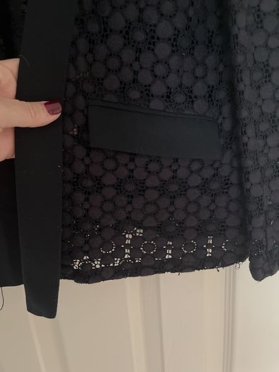 Zara black jacket size 14