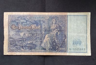 Imperial German Reichsbank : 1910 Large German 100 Mark Reichsbanknote