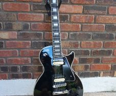 Chibson Black Beauty with PRS Pickups