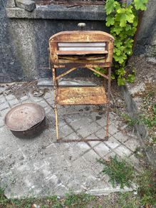 Vintage Folding Laundry Mangle