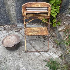 Vintage Folding Laundry Mangle