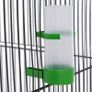 Bird Cage with Roof Grey 66x66x155 cm Steel Image 3