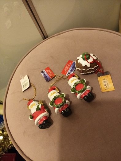 4 christmas hanging decorations from Carraig Donn