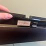 Black Satin Clutch bag Image 5