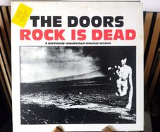 The Doors "Rock Is Dead" Very Rare collectors record in Near Mint cond.Limited edition