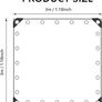 Transparent Tarpaulin, 420 g/m Pvc Clear Tarpaulin Waterproof Heavy Duty Clear Pvc Tarp With Eyelets Gazebo Side Panels Tear With Cable Ties, Elastic Ropes, Ties3by3m Image 2