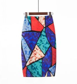 Women's Business Office Colorful Dress Formal Bodycon Sheath Pencil Dresses SZ:M