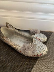 Silver Sparkly Party Shoes