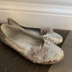 Silver Sparkly Party Shoes