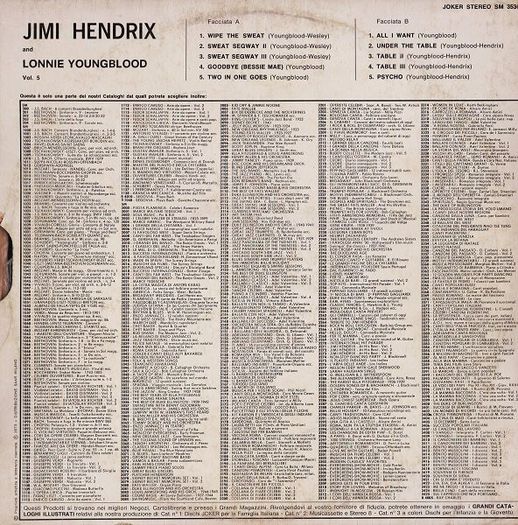 Jimi Hendrix  Lonnie Youngblood  Together (Vol. 5