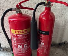 Foam and Co2 extinguisher