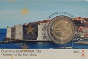 Croatia 2 Euro Commemorative Coin 2023 - Euro Zone. Coincard. BU
