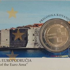 Croatia 2 Euro Commemorative Coin 2023 - Euro Zone. Coincard. BU