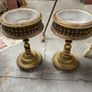 Nice old pair of plant tables ... Image 2