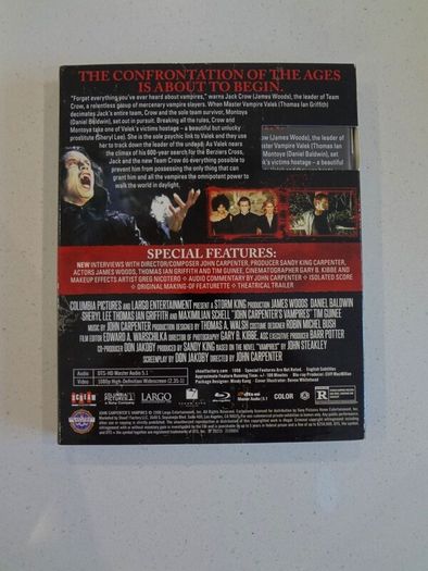John Carpenter's VAMPIRES Collectors Edition Blu Ray (US Import with rare slipcover)