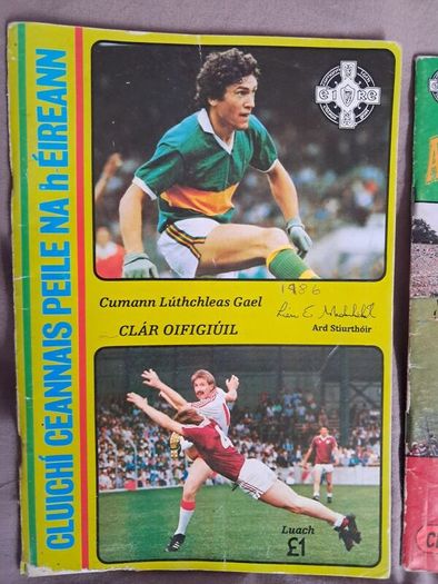 GAA All-Ireland Final Progammes