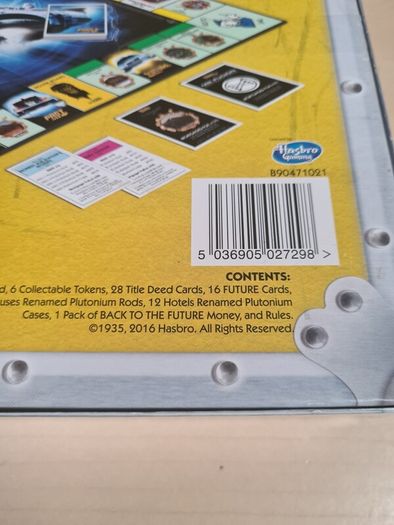 Monopoly Back To The Future Trilogy Edition 2016 100% Complete