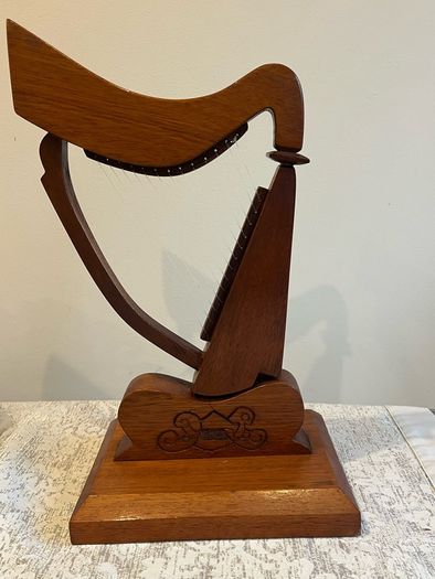 Long Kesh wooden Harp prison craft