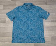 Travis Mathew Patterned Golf Polo Shirt Mens 3XL
