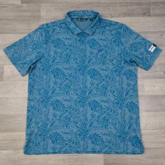 Travis Mathew Patterned Golf Polo Shirt Mens 3XL