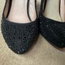 ALDO black rhinestone jewel sparkly  heels Image 6