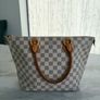 Louis Vuitton Damier Azur Canvass Saleya PM bag Image 4