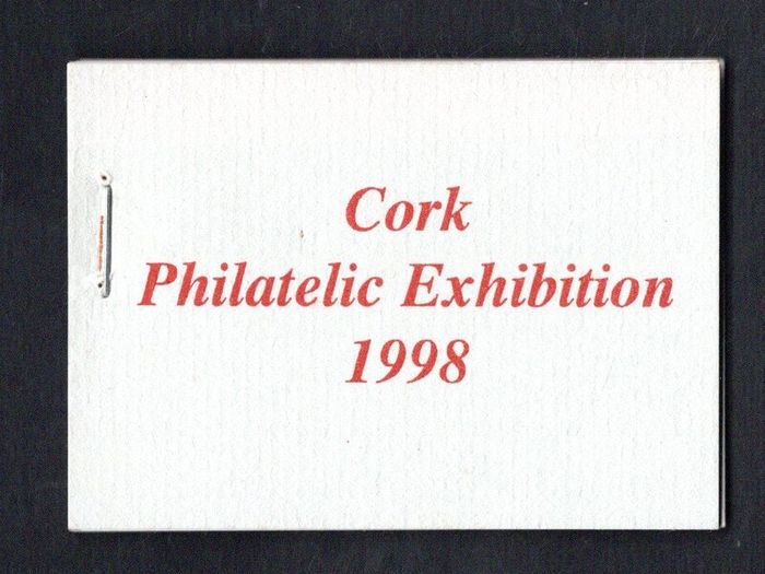 1998 Ireland Cork Philatelic Exhibition Booklet . Contains 2 X 30p Postboxed Commemorative Stamps No 57