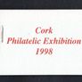 1998 Ireland Cork Philatelic Exhibition Booklet . Contains 2 X 30p Postboxed Commemorative Stamps No 57 Image 2