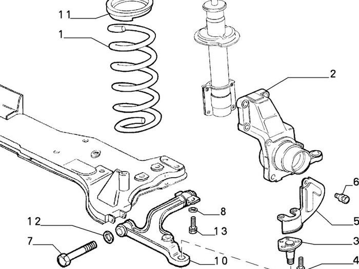 Genuine Fiat Ducato Peugeot Boxer Citroen Relay Front Lower Ball Joint