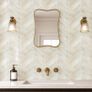 3D Stick on Tiles, Peel and Stick Wall Tiles, Self Adhesive Wall Tiles Waterproof Stick on Tiles Kitchen, Herringbone Sticky Tiles for Bathroom 10 Sheets/Pack (23x29cm) Beige Image 2