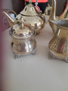4 Piece vintage silver coffee Tea set