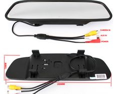 Automobile Vehicle 4.3 Inch High Clear Rearview Mirror Monitor Back A Car Image Digital Screen Back A Car First DVD Display