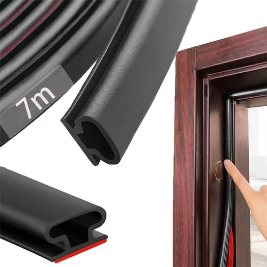 Brand New Self-Adhesive Door Seal for Cold and Sound Insulation -