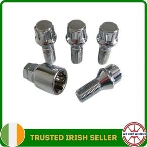 (Last set) New Wheel Locking Bolts - Audi, VW, Seat, Skoda - Delivery