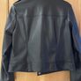 M&S Motorcycle Faux Leather Jacket. Size 12  NEW Image 3