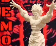 3D Printed  Yujiro Hanma Figurine From The Baki The Grappler Anime Series
