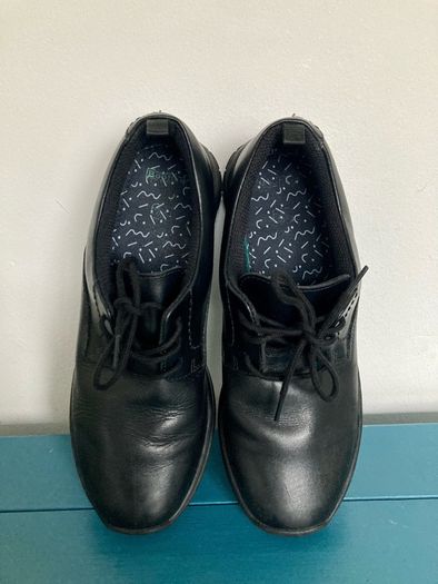Boys Clarks shoes, 5.5 F