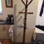 mahogany coat stand Image 3