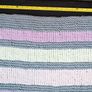 Large Hand-knitted Toasty Baby Blanket Image 6