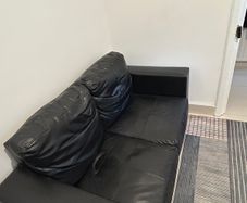Comfortable two-seater sofa, perfect for small apartment