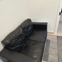 Comfortable two-seater sofa, perfect for small apartment