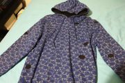 blue hoodie