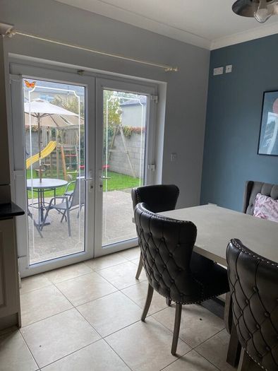 Dining chairs and dining couch with free table