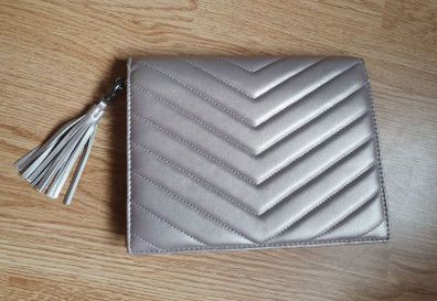 BNWOT - A Beautiful Padded Neiman Marcus Clutch - Magnetic Close - See Link.