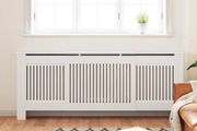 MDF Radiator Cover White 205 cm