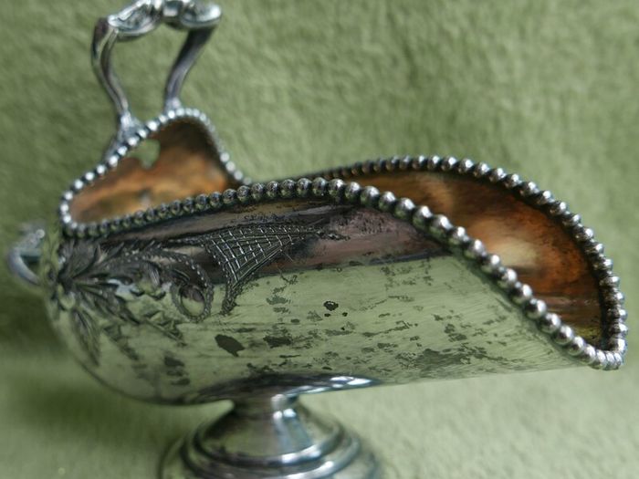 Vintage Silver Plate Sugar Scoop