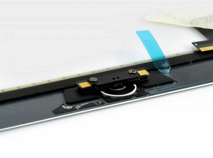 For Apple iPad 2 Touch Screen Digitizer Glass Home Button With Adhesive White - FHT08IPDLCD
