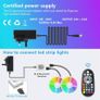 FREE SHIPPING LED Strip Lights 30m (2 Rolls of 15m) Ultra-Long Music Sync, App Control with Remote, RGB Tape for Bedroom Image 2