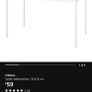 ikea table white + 4 chairs Image 3