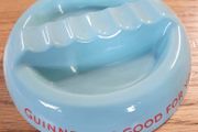 Rare blue colour Guinness ashtray Arklow Pottery